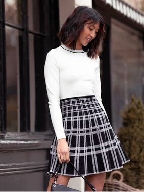 Karen Millen | Dresses | Karen Millen Viscose Blend Rib Knit Belted Trimmed  Dress Size S | Poshmark